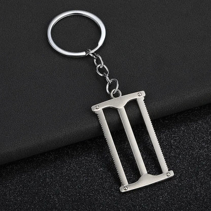 Pretend Play Set Mini Construction Multi Small Tools Metal Keychain Assorted Designs for Creative Play Gift DIY Toy Car Keyring