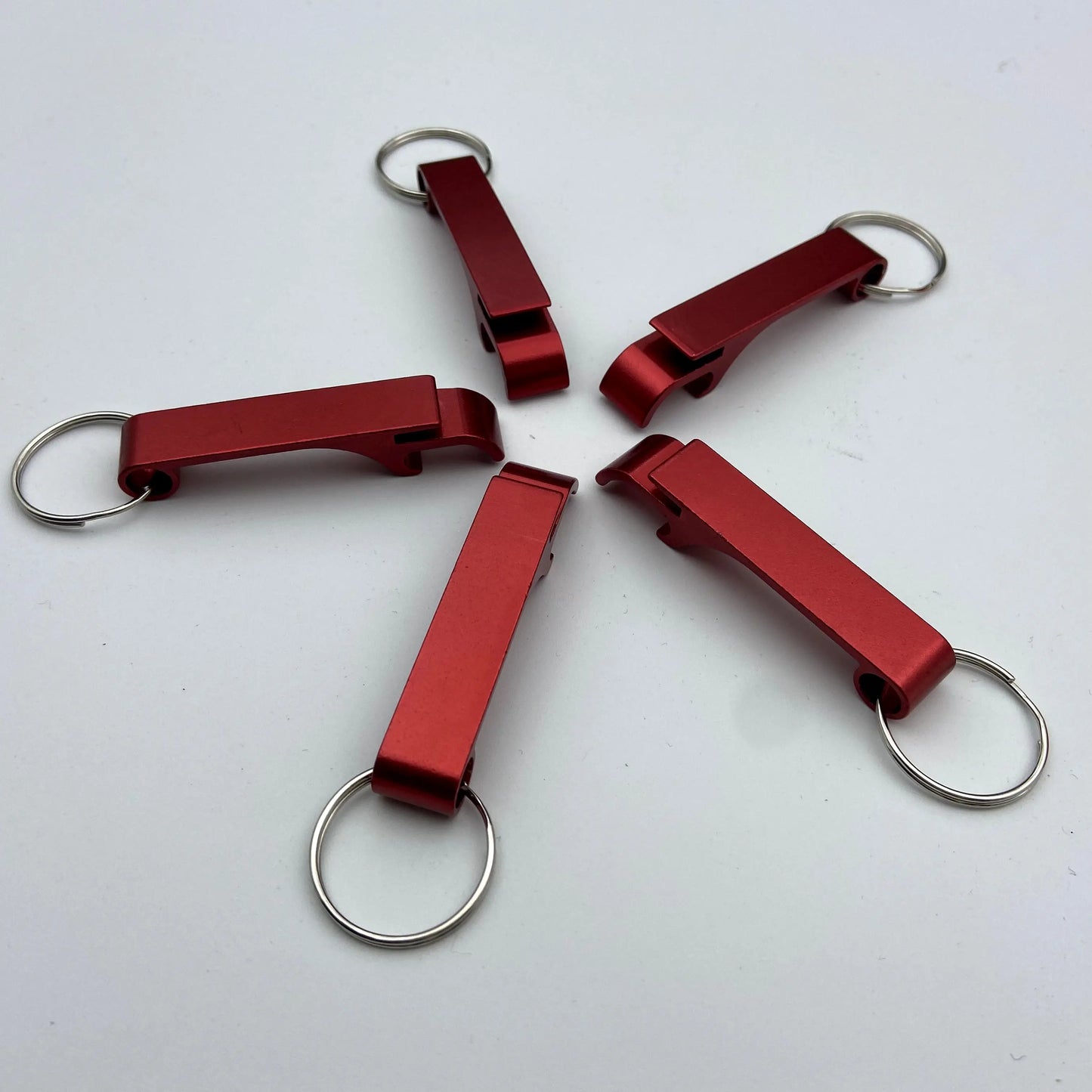 5PCS Custom LOGO Name Bottle Opener Beer Keychain Keyring Multifunctional Laser Carving Key Ring Chain Bar AD Multi Color Gift