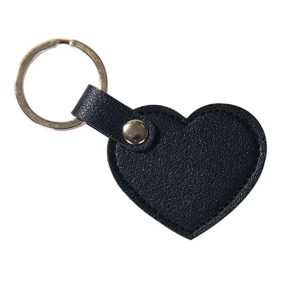 Custom Name Logo Creative Fashionable Leather Love Heart Keychain Pendant Bag Keyrings for Men and Women Key Chain Ring Gift