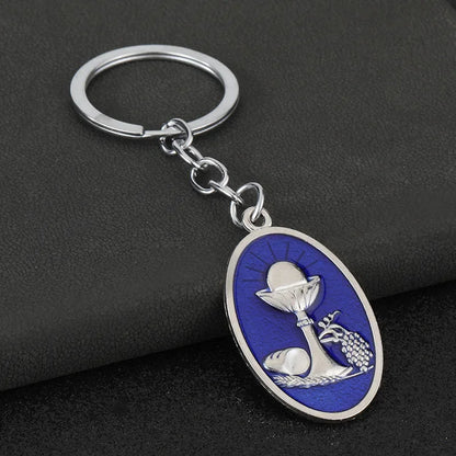 Grape Originality Metal Keychain Enamel Backpack Pendant Personalization Keyring Car Moto Rotundity Key Chain Ring Gift