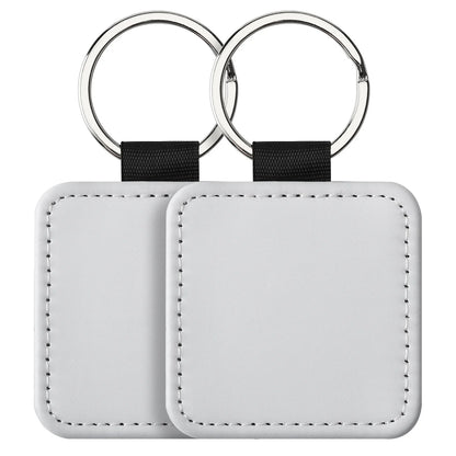 Custom Name Logo Metal White Style Neoprene  Keychain Pendant Moto Car Keyring Print Text Cartoon Key Ring Chain Gift