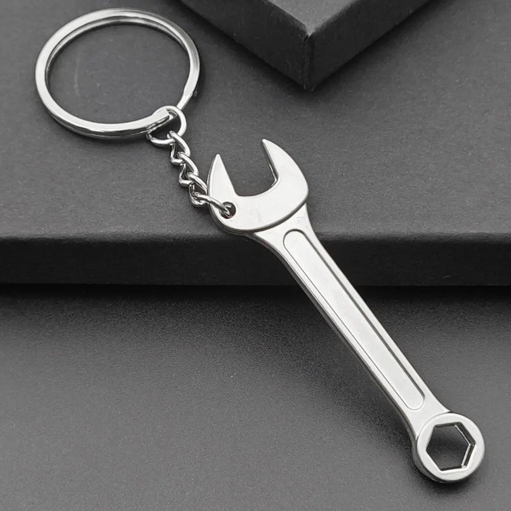 Pretend Play Set DIY Tools Keychain Combination Portable Mini Utility Keyring Multi Outdoor Small Key Chain Ring Wrench Gift