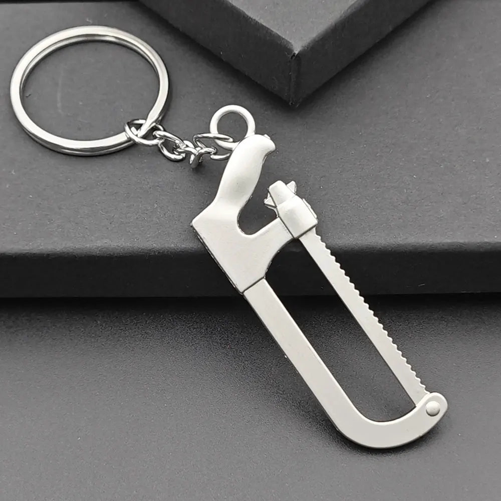 Pretend Play Set DIY Tools Keychain Combination Portable Mini Utility Keyring Multi Outdoor Small Key Chain Ring Wrench Gift