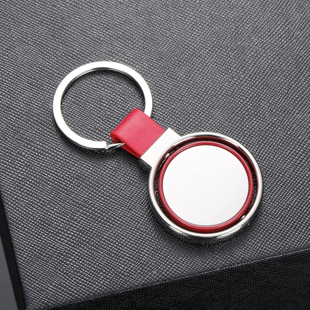 Personalization Creative Metal Keychain Custom Logo Ersonalized Rotating Moto Car Bags Key Ring Men and Women Key Chain Gift