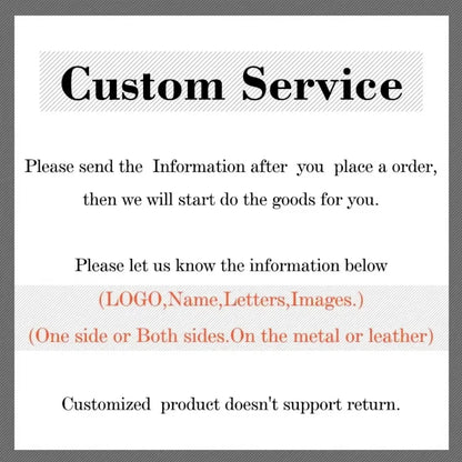Fashion Metal Leather Keychain Custom Logo Name Keyring Spot Hardware Accessorie for Car Moto Key Ring Buckle Pendant Gift