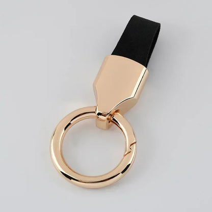 Retro Vintage Personalized Keyring Custom Logo Name Car Key Chain Laser Engrave Nubuck Leather Keychain for Men and Women Gift