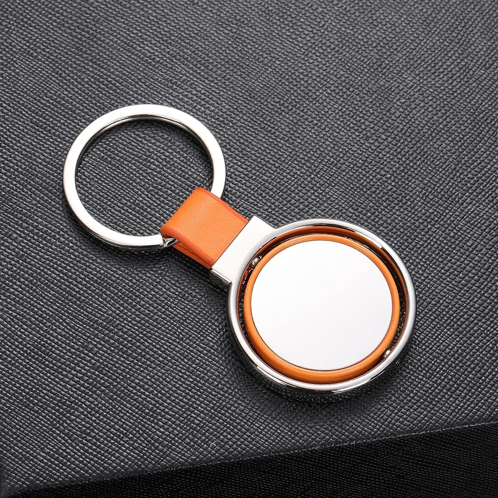 Personalization Creative Metal Keychain Custom Logo Ersonalized Rotating Moto Car Bags Key Ring Men and Women Key Chain Gift