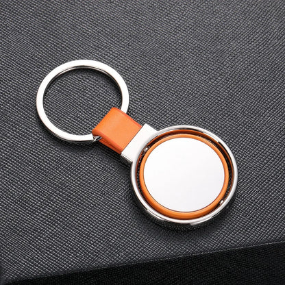 Personalization Creative Metal Keychain Custom Logo Ersonalized Rotating Moto Car Bags Key Ring Men and Women Key Chain Gift