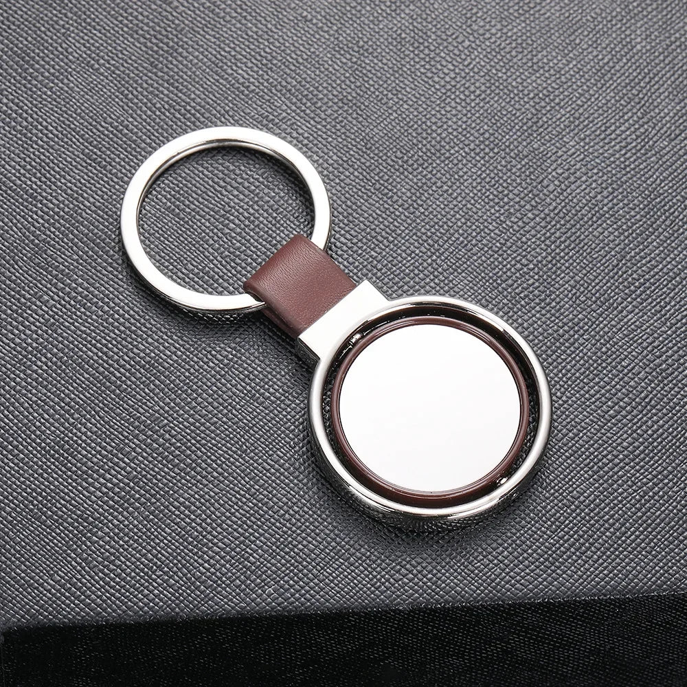 Personalization Creative Metal Keychain Custom Logo Ersonalized Rotating Moto Car Bags Key Ring Men and Women Key Chain Gift