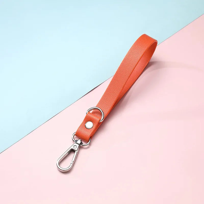 Custom Name Leather Keychain Personalized Tactical Buckle Man Women Keyring Stylish for Bag Car Moto Key Chain Straps Ring Gift