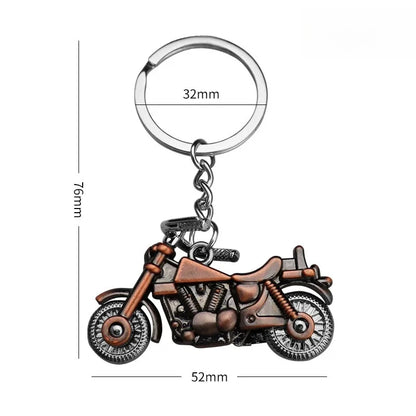 Originality Motorcycle Hobby Metal Stainless Steel Keychain Moto 3D Simulation Keyring Pendant Backpack Key Ring Chain Gift