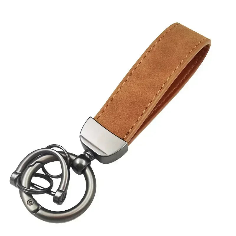 50PCS Custom Name Logo Leather Car Moto Keychain Personalized for Men and Women Keyring Creative Simple Key Chains Ring Gift
