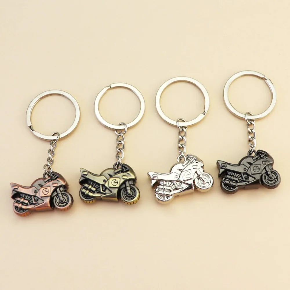Originality Motorcycle Hobby Metal Stainless Steel Keychain Moto 3D Simulation Keyring Pendant Backpack Key Ring Chain Gift