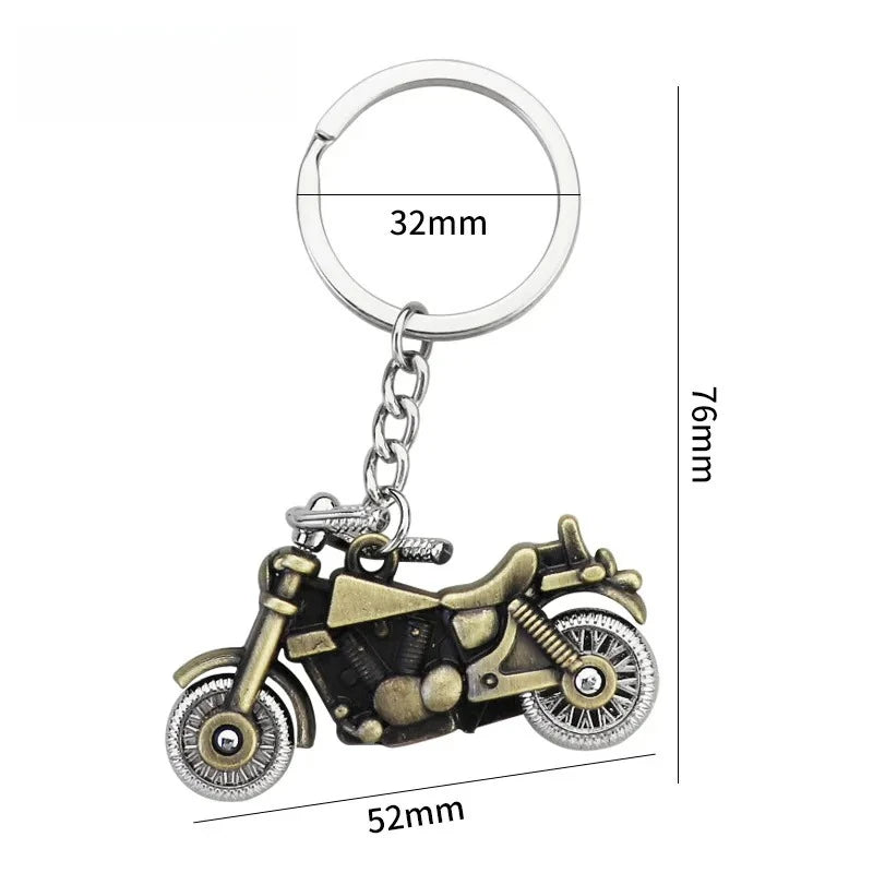 Originality Motorcycle Hobby Metal Stainless Steel Keychain Moto 3D Simulation Keyring Pendant Backpack Key Ring Chain Gift
