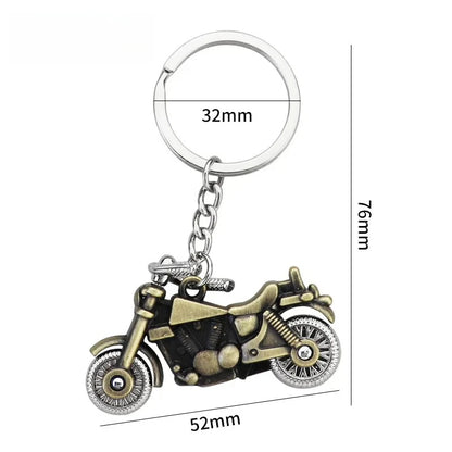 Originality Motorcycle Hobby Metal Stainless Steel Keychain Moto 3D Simulation Keyring Pendant Backpack Key Ring Chain Gift