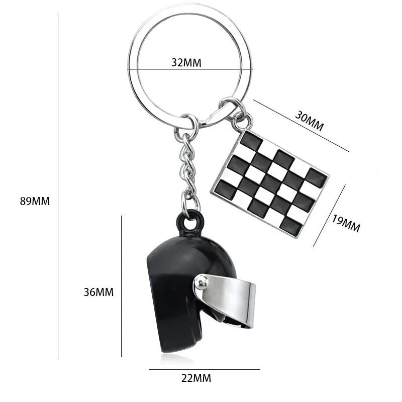 Originality Motorcycle Hobby Metal Stainless Steel Keychain Moto 3D Simulation Keyring Pendant Backpack Key Ring Chain Gift