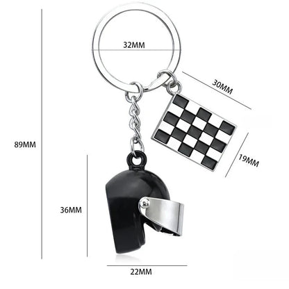 Originality Motorcycle Hobby Metal Stainless Steel Keychain Moto 3D Simulation Keyring Pendant Backpack Key Ring Chain Gift