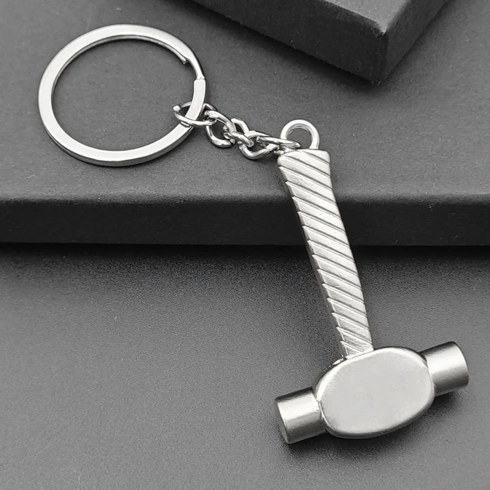 Pretend Play Set DIY Tools Keychain Combination Portable Mini Utility Keyring Multi Outdoor Small Key Chain Ring Wrench Gift