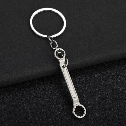 Pretend Play Set Mini Construction Multi Small Tools Metal Keychain Assorted Designs for Creative Play Gift DIY Toy Car Keyring
