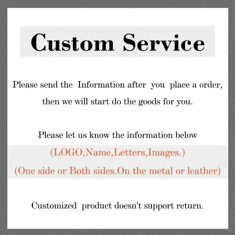 Custom LOGO Name Genuine Leather Portable Car Keychain Creative and Simple Key Chains High-end Elite Keyring Small Pendant Gift
