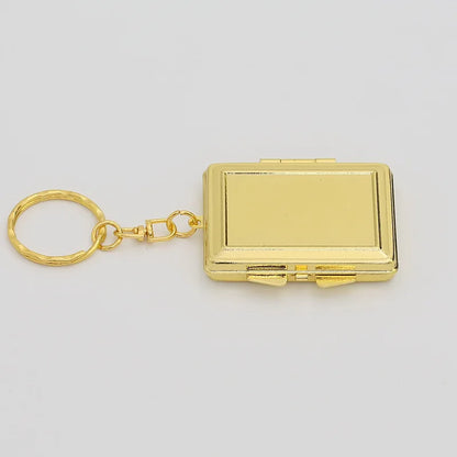 Custom  LOGO Name Metal Stainless Steel Mirror Keychain Love Core Heart Keyring for Woman Pendant Key Ring Chain Gift