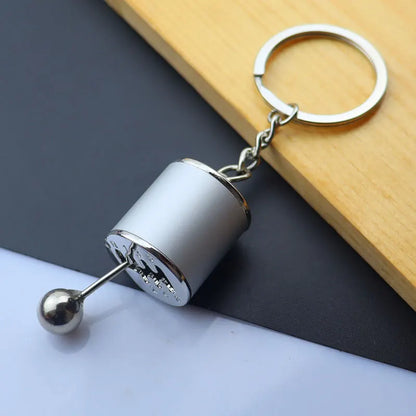Creative Metal Mini Auto Parts Car Wheel Keychain Auto Enthusiast Keyring Accessories Key Ring Chain for Men Woman Lover Gift