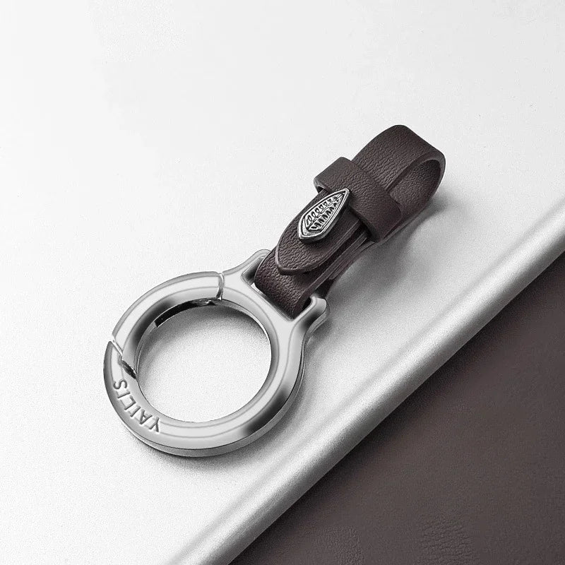 New Simplicity Car Moto Keychain Multifunctional Buckle Big Ring Belt Man Keyring Supplies Anti Loss Accessories Hook Gift