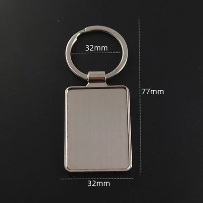 Custom Name Couple Keychain Anniversary Gift for Boyfriend Him Her Stainless Steel Key Ring Laser Engraved Sided Text Keyring