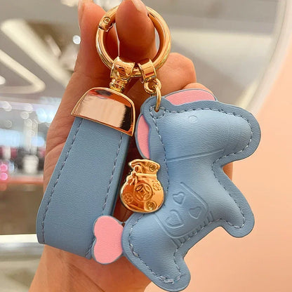 Custom Laser Engraving Name Originality Cowhide Metal Pony Multi Color Keychain Car Moto Keyring Key Ring Buckle Chains Gift