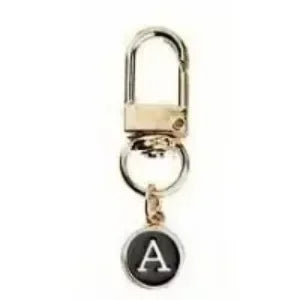 1pcs/5pcs Fashion DIY A-Z Letter A To Z Keychain Charms 26 Alphabet Metal Keyring Cute Small Lover Hang Bag Pendant Ring Gift