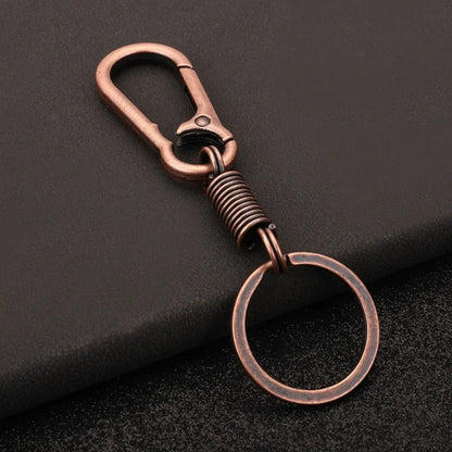 Creative Mechanical Spring Retro Style Metal Cute Keychain Pendant Key Ring Accessories Personalized Keyring Lover Small Gift