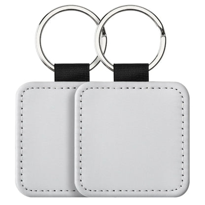 Custom Name Logo Metal White Style Neoprene  Keychain Pendant Moto Car Keyring Print Text Cartoon Key Ring Chain Gift