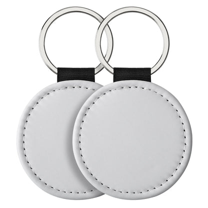 Custom Name Logo Metal White Style Neoprene  Keychain Pendant Moto Car Keyring Print Text Cartoon Key Ring Chain Gift