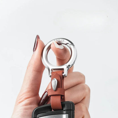 New Simplicity Car Moto Keychain Multifunctional Buckle Big Ring Belt Man Keyring Supplies Anti Loss Accessories Hook Gift
