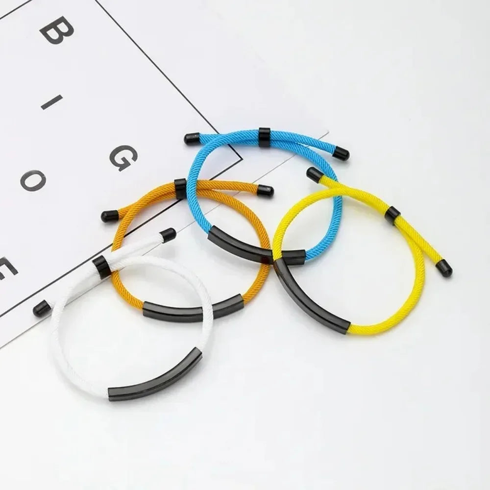 Simple Twists Woven Winter Anti-Static Bracelet Custom Logo Static Eliminator Hand Chain Body Eliminates Static Electricity Gift