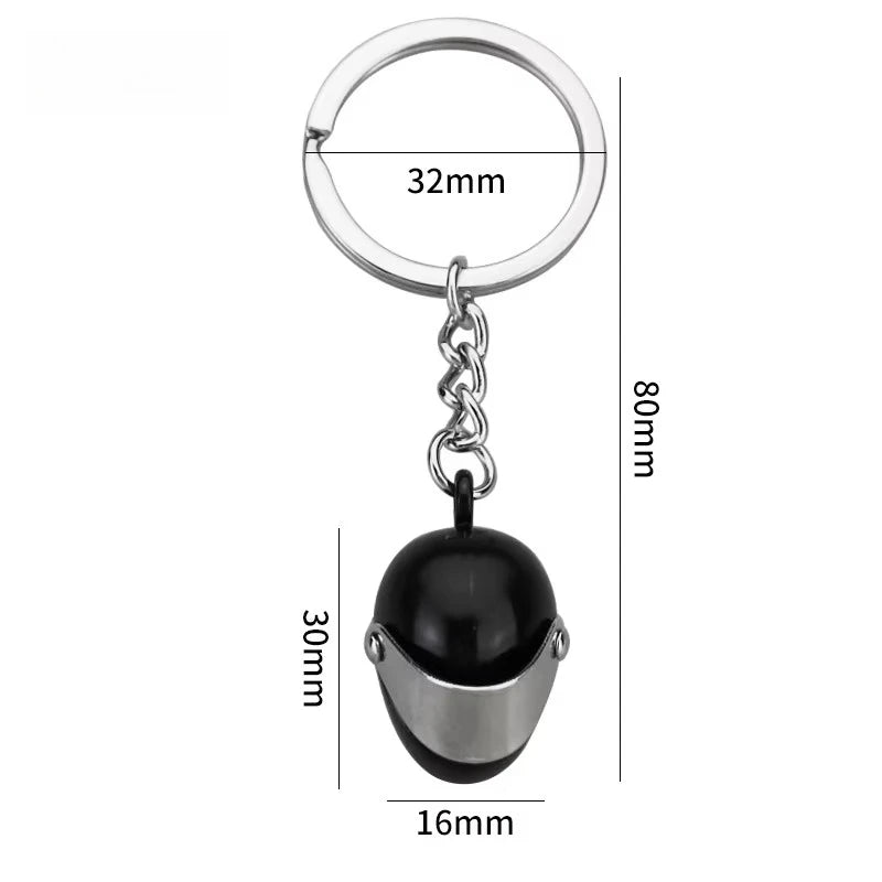 Motorcycle Hobby Keychain Metal Locomotive Moto 3D Simulation Keyring Punk Rock Key Ring Chain Originality Pendant Backpack Gift