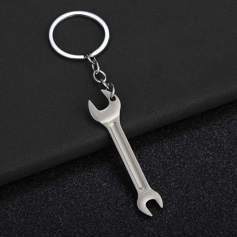 Pretend Play Set Mini Construction Multi Small Tools Metal Keychain Assorted Designs for Creative Play Gift DIY Toy Car Keyring