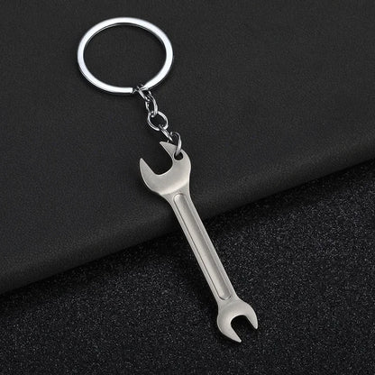 Pretend Play Set Mini Construction Multi Small Tools Metal Keychain Assorted Designs for Creative Play Gift DIY Toy Car Keyring