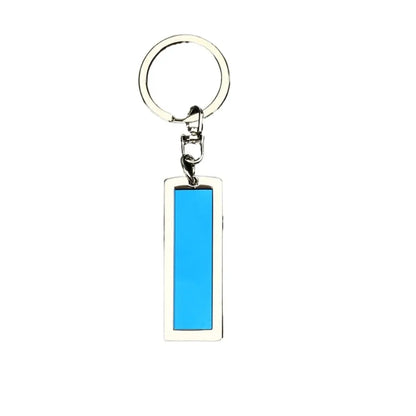 Creative Keychain Custom Logo Name Laser Engraving Metal Pendant Car Moto Key Chain Ring Characters Keyring Gift