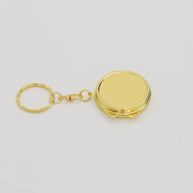 Custom  LOGO Name Metal Stainless Steel Mirror Keychain Love Core Heart Keyring for Woman Pendant Key Ring Chain Gift