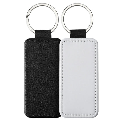 Custom Name Logo Metal White Style Neoprene  Keychain Pendant Moto Car Keyring Print Text Cartoon Key Ring Chain Gift