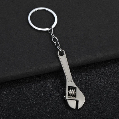 Pretend Play Set Mini Construction Multi Small Tools Metal Keychain Assorted Designs for Creative Play Gift DIY Toy Car Keyring