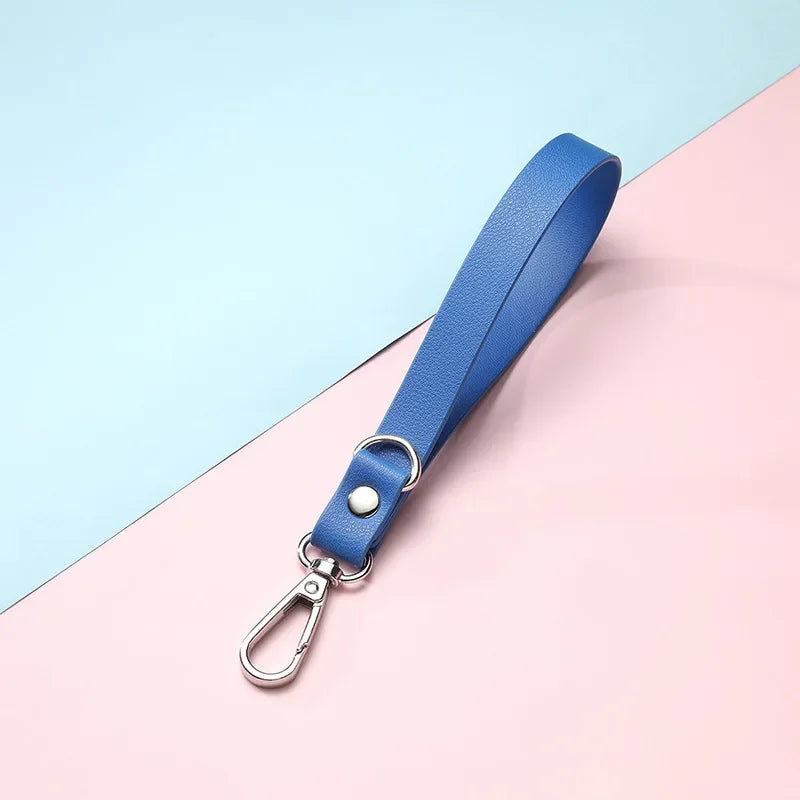 Custom Name Leather Keychain Personalized Tactical Buckle Man Women Keyring Stylish for Bag Car Moto Key Chain Straps Ring Gift