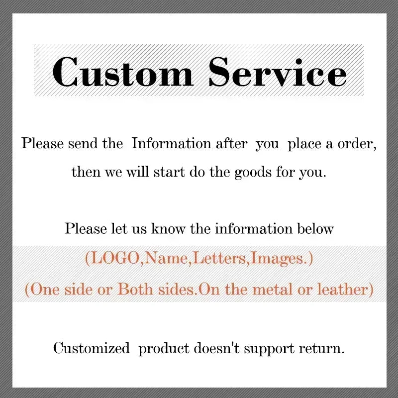 50PCS Custom Name Logo Leather Car Moto Keychain Personalized for Men and Women Keyring Creative Simple Key Chains Ring Gift