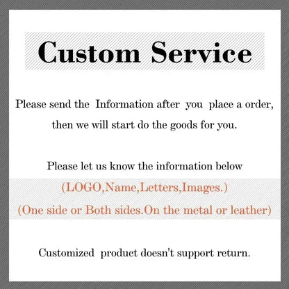 50PCS Custom Name Logo Leather Car Moto Keychain Personalized for Men and Women Keyring Creative Simple Key Chains Ring Gift