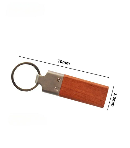 Wood Custom Laser Engraved Logo Name Keychain Moto Car Bags Keyring Rosewood Walnut Woman for Man Personalized Key Ring Gift